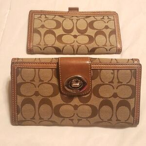 Coach wallet 2 pieces